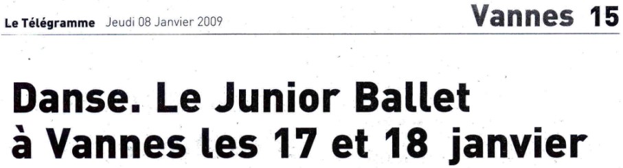 Article 3 Junior Ballet 2009